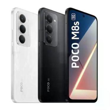 Imagem de Smartphone P0CC0 M8s 5G 128gb 6gb Tela FHD+ DotDisplay 6.9 Câmera 50MP