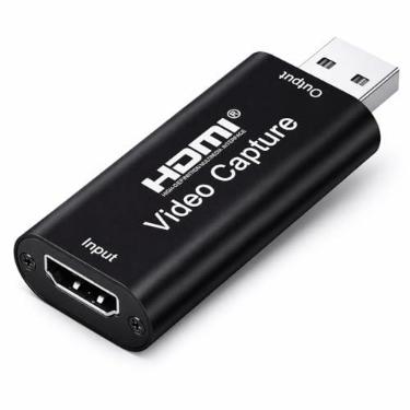 Imagem de Placa de Captura HDMI para USB 3.0 Full HD 1080p 60fps – Adaptador Cam Link para Streaming, Gravação de Vídeo e Áudio – Compatível com Câmeras, Consoles, PC, Notebook, Windows, Mac e Linux