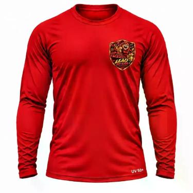 Imagem de Camisa Uv +50 Sport Torcedor Rubro-Negro Leão da Ilha cor:VermelhoTama