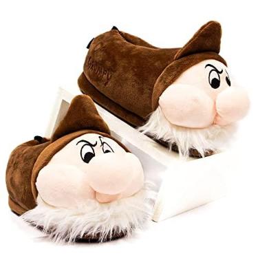 Imagem de Pantufa Zangado Sete Anões Branca De Neve Disney Store Tam P