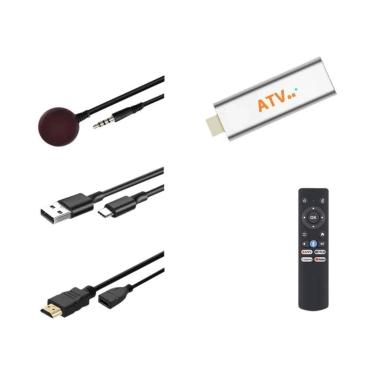 Imagem de Pen Drive Android 14.0 Smart TV Stick Dual Band WiFi 8G 128G Allwinner