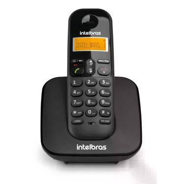 Imagem de Telefone sem fio ts 3110 preto intelbras, Preto