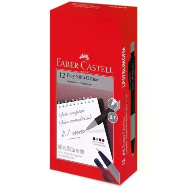 Imagem de Lapiseira 0.7MM POLY SLIM Office MIX CX.C/12 - FABER-CASTELL