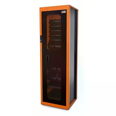 Imagem de Armário Smart System Ferramentas 1 Porta, 29 Caixas Plásticas Bin Visor Tramontina Pro Laranja Tramontina