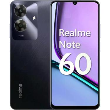 Imagem de Celular Realme Note 60 256GB 8GB RAM Preto 4G Processador Octa-Core Te