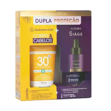 Imagem de Eudora kit ag prot solar+siage spray resgate imediato - AUSTRALIAN GOL