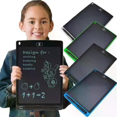 Imagem de Lousa Digital 8.8 Plg LCD Tablete Infantil Para Escrever  E Desenhar -