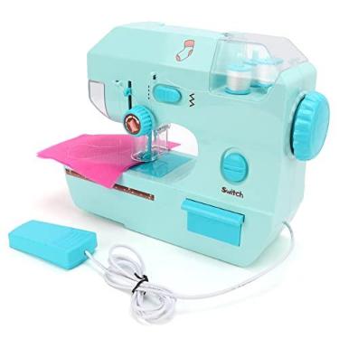 Imagem de Máquina de costura portátil, máquina de costura infantil ABS suave sem rebarbas para 3 anos ou mais para dormitório para sala de estar