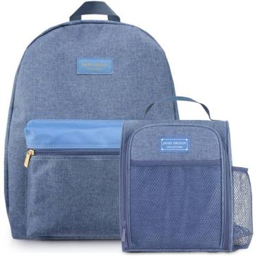 Imagem de Mochila Bolsa Escolar Costas Adulto Juvenil Casual Trabalho Viagem Uni