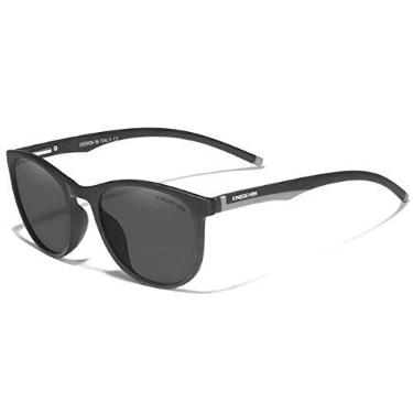 Imagem de Óculos de Sol Masculino Kingseven Square Casual com Proteção Polarizados UV400 9007T (C3)