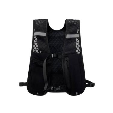 Imagem de Colete Refletivo Leve Para Corrida Com Bolso Para Hidratação E Compart