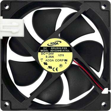 Imagem de AD1224HB-A73GL NMB-MAT 24V 0.25A 6W 2 Fios 2P 120X25MM A1 - Adda