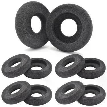 Imagem de Kit 10 Espuma Vazada Para Headset Intelbras Top Use - Preto 58 mm - MV