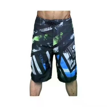 Imagem de Bermuda Masculina Estampada Para Natação, Surf, Praia E Corrida, Moda 