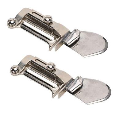 Imagem de Máquina de costura pasta lockstitch hem pasta encadernação acessório de aço inoxidável de alta qualidade para cortinas lençóis colcha capas 2 pçs conjunto (Tubo de puxar A11 3/8 (1CM))