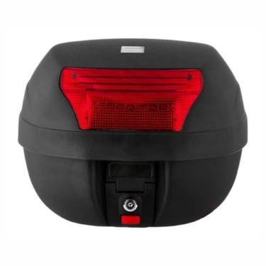 Imagem de Baú Bauleto Moto 28 Litros Modelo Smart Box Lente Vermelha