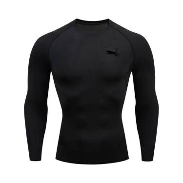Imagem de Camiseta Masculina De Manga Longa Dry Fit Para Academia, Fitness E Esp