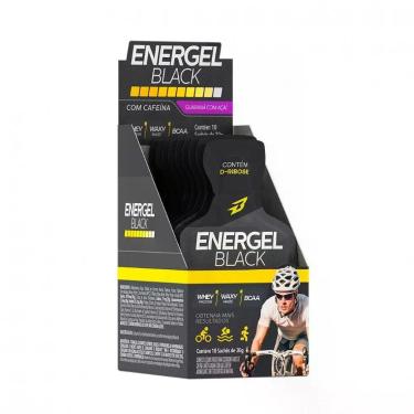 Imagem de Energel Black Caixa com 10 Sachês (300g) - Sabor: Guaraná e Açai - Bod