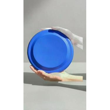Imagem de Frisbee Pet Cachorro Médio Aerodinâmico Disco Azul - Congratulations S