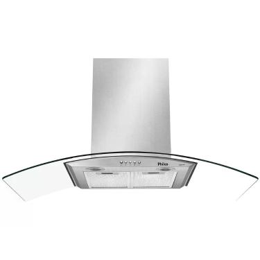 Imagem de Coifa de Parede Philco 2 em 1 90cm Vidro e Inox PCO90G, Prata, 110V