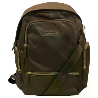 Imagem de Mochila De Costas Pavão De Ouro Nylon Zíper Diagonal Feminina - Pavo D