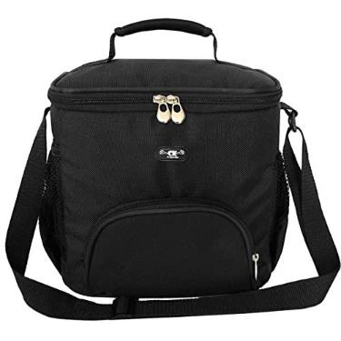 Imagem de Bolsa Térmica Fitness Preta com Divisória Marmita Dieta 10 Litros CK Presentes…