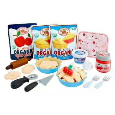 Imagem de Kit de Brinquedo de Confeitaria Creative Chefs com Areia Moldável Make-It! Mix e Mesa de Jogo Azul Creative