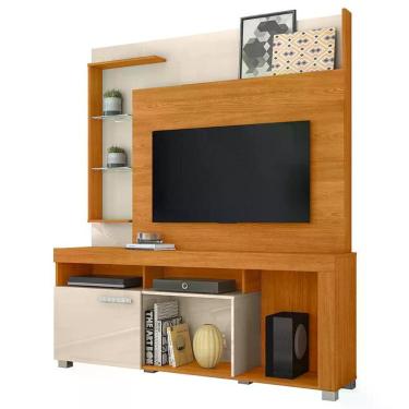 Imagem de Estante Home Theater ícaro Cinamomo Off White – Madetec