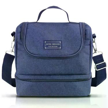 Imagem de Bolsa Térmica C/ 2 Compartimentos Concept Mais Jacki Design Azul