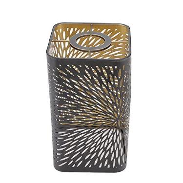 Imagem de Capa de abajur de mesa, abajur removível de ferro forjado design oco para suporte de lâmpada E27 para suporte de lâmpada E26