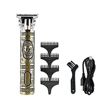 Imagem de Aparador de cabelo Barbeiro elétrico Conjunto de aparador de cabelo para uso doméstico Cabeleireiro Máquina de corte de cabelo poderosa Máquina de barbear de higiene masculina de carregamento
