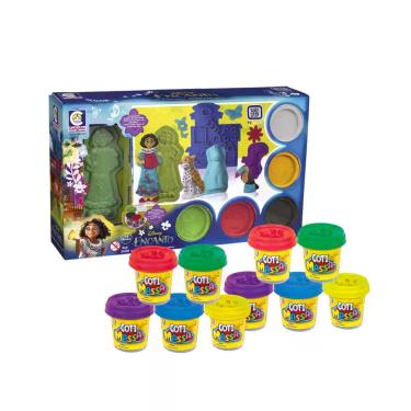 Imagem de Kit Brinquedo Infantil Kit Massinha de Modelar Mirabel Encanto + 10 Po