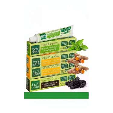 Imagem de Kit 3 Creme Dental Natural 90g - Congratulations Store
