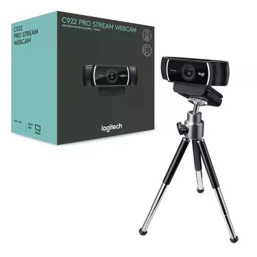 Imagem de Webcam Logitech C922 Pro Stream Full HD Com Microfone Embutido 1080p e