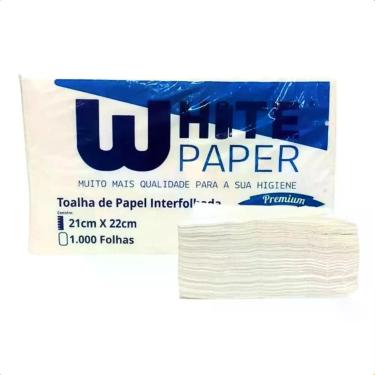 Imagem de Papel Interfolhado White Paper Premium 100Celulose