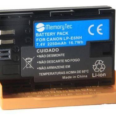 Imagem de Bateria LP-E6NH Alta Performance MemoryTec Compatível com Canon EOS R 