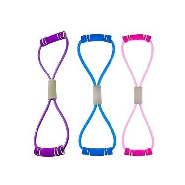 Imagem de TOMOO Faixas de resistência para ioga e fitness Figure-of-Oight Chest Expander Elástico Treinamento Muscular, Equipamento de academia, faixas de borracha esportivas, elástico para musculação