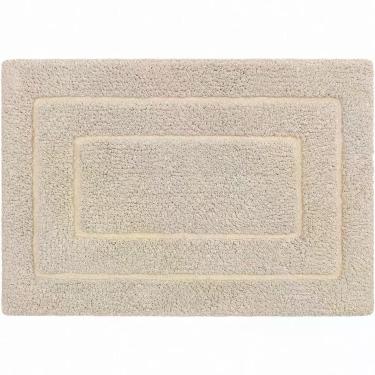 Imagem de Kit de Tapetes de Banheiro 100% Algodão 40x60cm 4 Peças Marfim Tessi