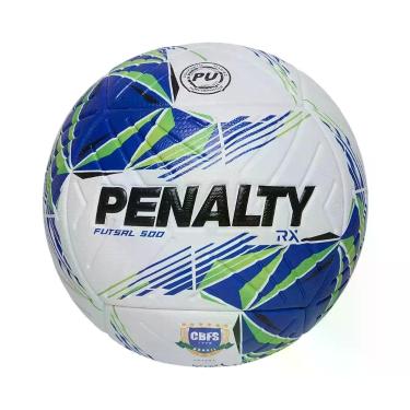 Imagem de Bola Penalty Futsal RX 500 XXVI, Bc, Az, Vd, UNICO