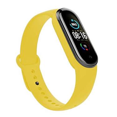 Imagem de Nandos-Store - Pulseira NSmart compatíveis com MI BAND 2, Amarela
