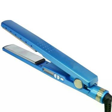 Imagem de Prancha Chapinha Nano Alisadora Liso Perfeito Titanio Placas de Titanium Aquece Até 450 graus F Tecnologia Iônica Titânio