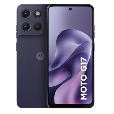 Imagem de Smartphone Motorola Moto G17 4G - 128GB 4GB Ram + 8GB Ram Boost - Roxo