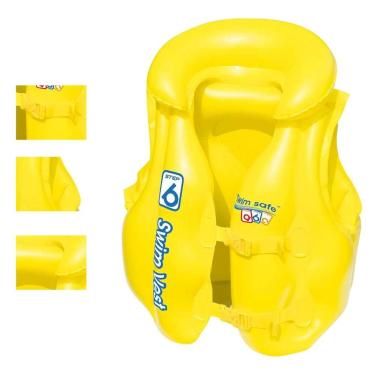 Imagem de Colete inflavel premium - Mor, Amarelo, Infantil
