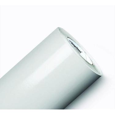Imagem de Papel Adesivo vinílico silouette Branco Brilho 50x20cm - adesivar vidr