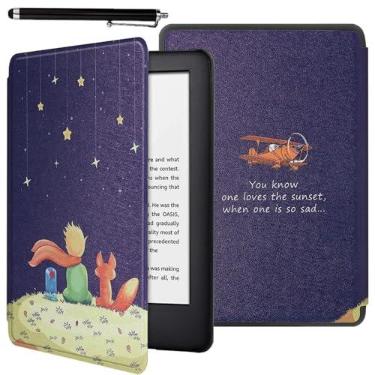 Imagem de Capa para Kindle 11ª Geração (Versão 2024/2022, Modelo: C2V2L3/RS23CV) - Acompanha Alça de Mão, Caneta Stylus e Material TPU Macio, Além de Possuir Função de Ativação/Desativação Automática