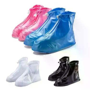Imagem de Sapato capa de chuva protetor impermeavel rua motoqueiro trilha campin