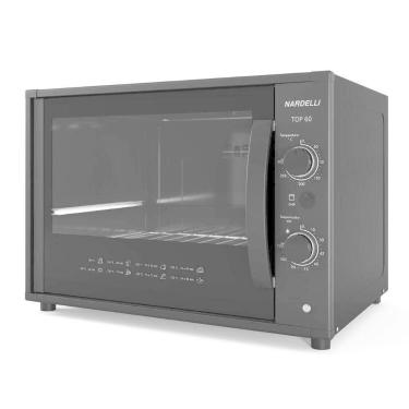 Imagem de Forno Elétrico Bancada 60 Litros Top 60 Nardelli Black 220V, 220V