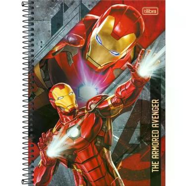 Imagem de Caderno 01X1 Capa Dura Avengers 80 Folhas - Pacote com 04 - Tilibra