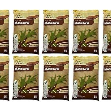 Imagem de Açúcar Mascavo Granelli 1kg - Kit C/10 unidades - Ideal para Revendedores
