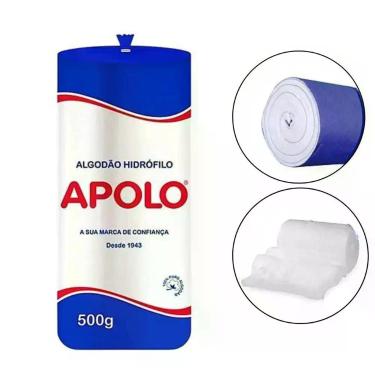 Imagem de Algodão Hidrófilo Apolo em Rolo 500g